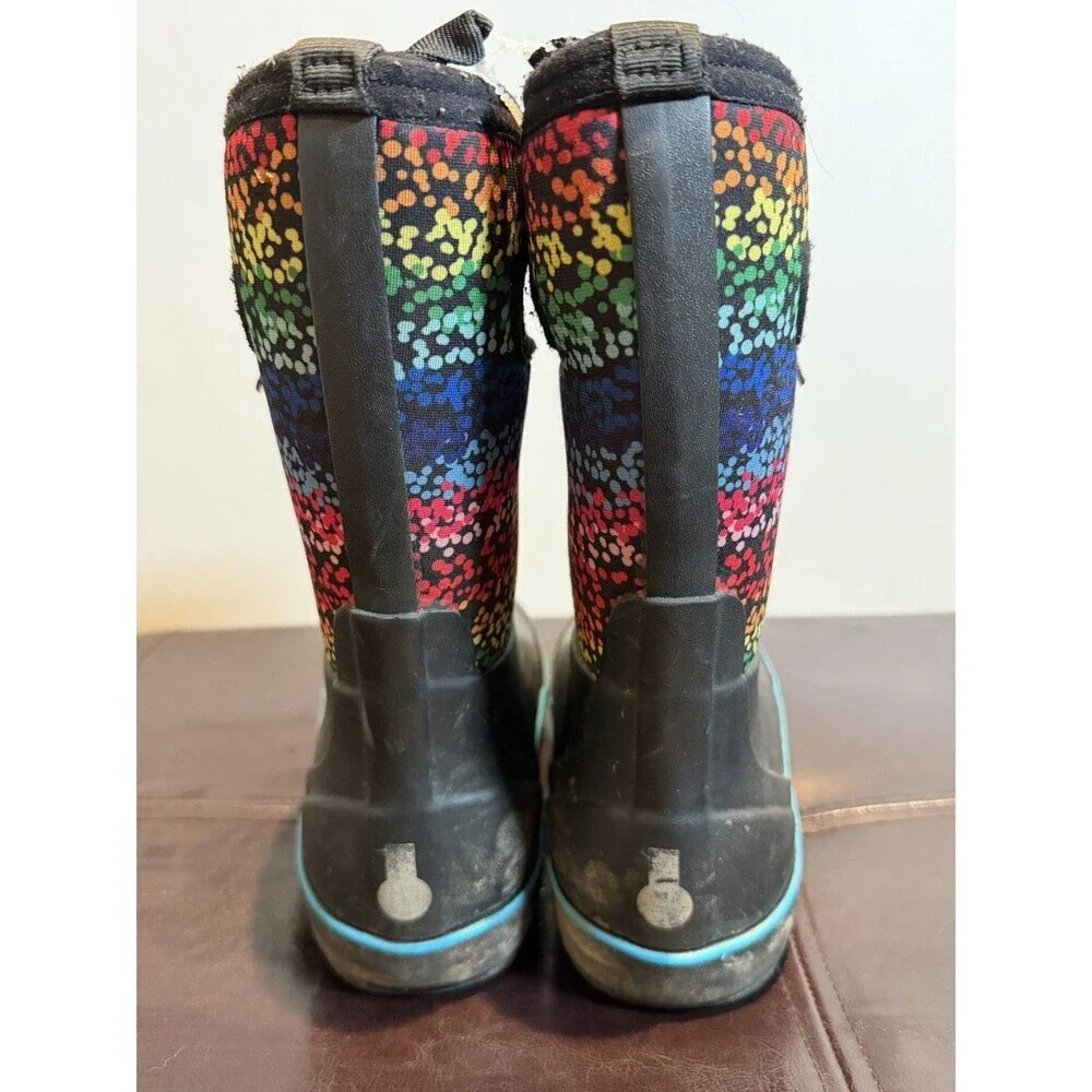 Bogs Kids Classic II Design A Boot - Rainbow Dots Size Youth 1